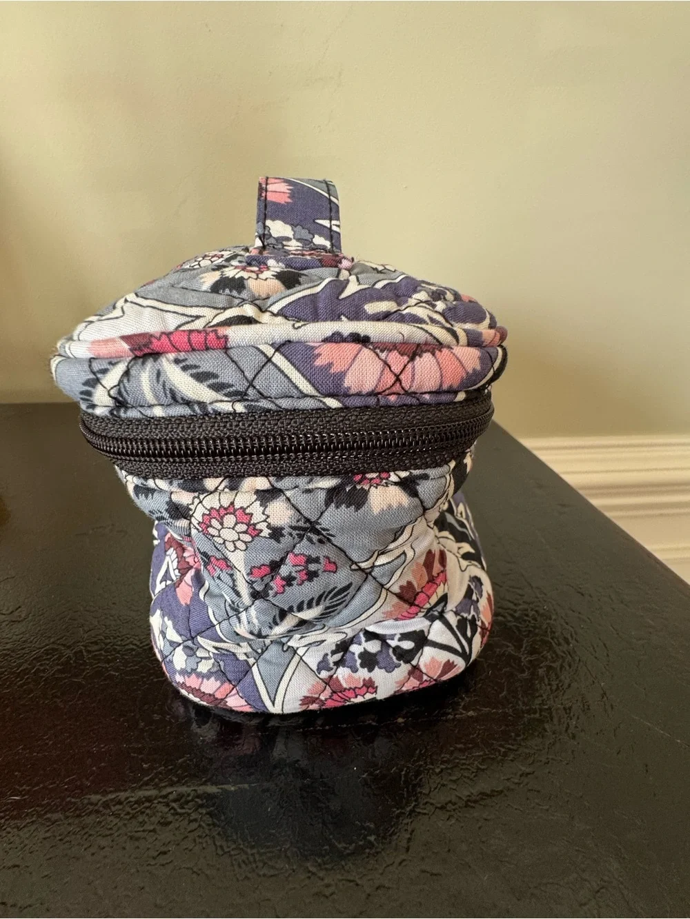 Vera Bradley Train Case Cosmetics Bag In Ornate Blooms NWOT